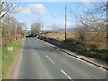 Approaching the Moneygore Road junction on the A25 (Castlewellan Road)