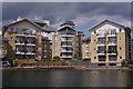 TQ3480 : Wapping Western Dock Canal by Peter Trimming