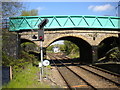 Railway north from Shirebrook station