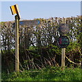 Signs for footpaths and farms