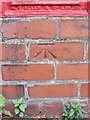 Bench mark in Fforddlas, Prestatyn