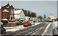 Queensway, Chelston, in the snow