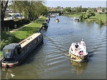 TL5479 : Cruising along The River Great Ouse in Ely by Richard Humphrey