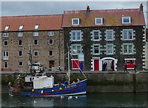 NT9464 : Fishing boat moored in Eyemouth Harbour by Mat Fascione