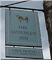 Amberley Inn name sign, Amberley