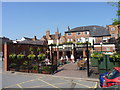 Beer Garden of The Golden Cross Hotel