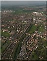 York NE towards the hospital: aerial 2018