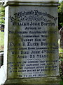 A gravestone in Llandrindod Wells cemetery