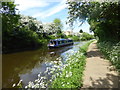 A narrowboat on the Paddington Arm of the Grand Union Canal at Greenford