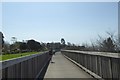SX9885 : Cycle track on boardwalk and bridge at Nutwell Court by David Smith