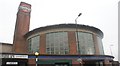 View of Chiswick Park tube station from Bollo Lane