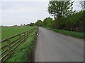 Road near Crosby Bridge