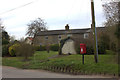 Houses, garage and post box at Coploe Road , Ickleton