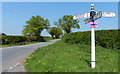 Fingerpost at the Flashbrook Crossroads