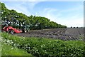 Tractor working near Maspin Grange Farm