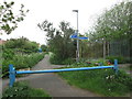 Cycleway on the former railway, north of Osbaldwick