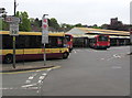 Entrance to Caerphilly bus station