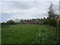 Field edge and cottages, Edmondthorpe