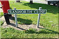 Ranworth Close sign