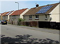 Rooftop solar panels, Attlee Road, Blackwood