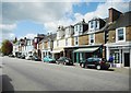 Terraced houses with shops, St Mary Street