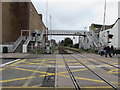 Torbay Road railway footbridge and level crossing, Paignton