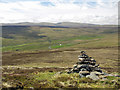 NY8334 : Cairn on the summit of Three Pikes by Mike Quinn