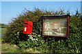 Post box on Riseholme Lane, Riseholme