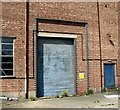 Disused factory doors