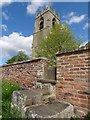 Entrance to St Nicholas Church Church Lane Haxey Isle of Axholme Noerh Lincolnshire