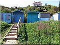 Beach huts, Coldingham Bay