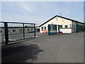 The rear gate of Killean Primary School, Killeen