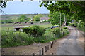 Toms Lane from the Red Shoot Inn