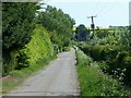 SK6715 : The lane to Spinney Farm by Alan Murray-Rust