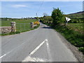 Upper Fairyhill Road heading due East from its junction with Ferryhill Road