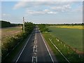 Wimborne Minster: eastbound along the bypass