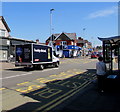 Tesco home delivery van, Caerleon Road, Newport