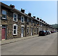 Long row of houses, Tredegar Street, Crosskeys