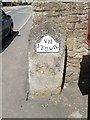 Old Milestone by the A3066, North Street, Haselbury Plucknett