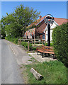 Darsham: the village sign and Millfields