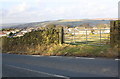 Field gate beside Harden Road