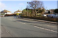 SE0740 : Long Lee Surgery carpark at Long Lee Lane / Moss Carr Road junction by Roger Templeman