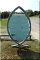 TM4762 : Sizewell Information sign by Geographer