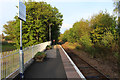 On the Platform at Alness Station