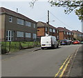 Houses at the southern end of Coronation Road, Blackwood