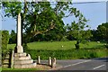 SU3725 : Braishfield war memorial by David Martin