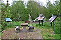 Information boards and play area, Laggan