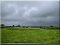 Looking west across fields to Lydcott