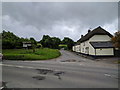 Tongue End Cross on the old A30, looking south