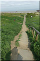 TM4762 : Path on Sizewell Beach by Geographer